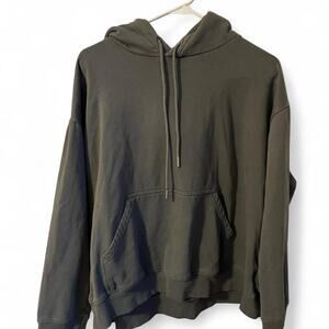 Dark gray oversized hoodie